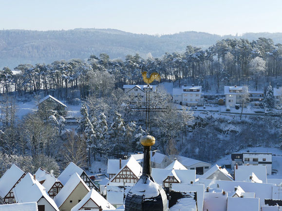 Über den Dächern von Naumburg im Winter (Foto:Karl-Franz Thiede) Über den Dächern von Naumburg im Winter (Foto:Karl-Franz Thiede)